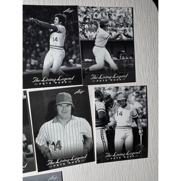 PETE ROSE 2012 Leaf The Living Legend Full 12 Card Set Baseball Legend - Picture 4 of 10